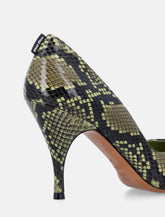 Miu Miu python-print Ayers leather pumps - | Spazio Pritelli