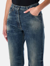 Prada straight-leg vintage wash blue jeans - | Spazio Pritelli