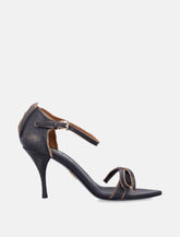 Prada Leather Bow Sandals With Pointed Toe -  | Spazio Pritelli