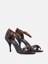 Prada Leather Bow Sandals With Pointed Toe -  | Spazio Pritelli
