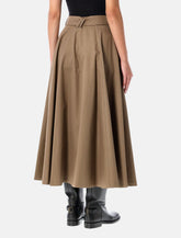 Burberry London gabardine trench midi skirt - | Spazio Pritelli