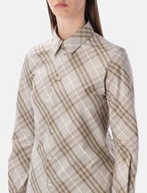 Burberry London slim fit cotton check shirt - | Spazio Pritelli