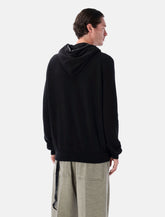 Rick Owens DRKSHDW Gimp hoodie in slub fleece - | Spazio Pritelli