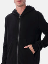 Rick Owens DRKSHDW Gimp hoodie in slub fleece - | Spazio Pritelli