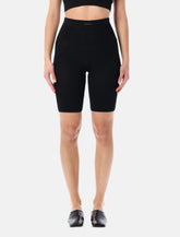 Essentials Fear of God Waffle biker short homestead black - | Spazio Pritelli