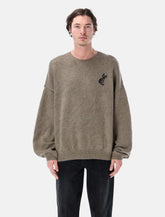 Fear of God Essentials homestead heather Waffle sweater - | Spazio Pritelli