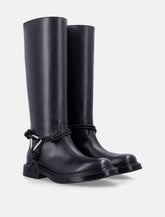 Bottega Veneta James knee-high calfskin boots - | Spazio Pritelli