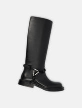 Bottega Veneta James knee-high calfskin boots - | Spazio Pritelli