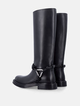 Bottega Veneta James knee-high calfskin boots - | Spazio Pritelli