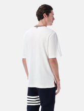 Thom Browne striped detail t-shirt - | Spazio Pritelli