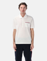 Thom Browne mercerized piqué polo - | Spazio Pritelli