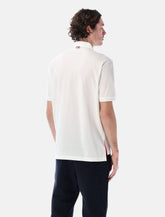Thom Browne mercerized piqué polo - | Spazio Pritelli