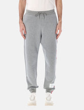 Thom Browne grosgrain-trimmed sweatpants - | Spazio Pritelli