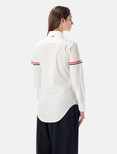 Thom Browne classic round-collar shirt - | Spazio Pritelli