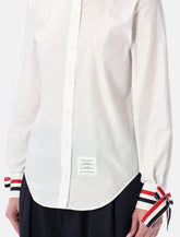 Thom Browne easy-fit point collar shirt - | Spazio Pritelli