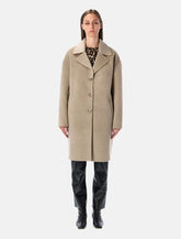 Anine Bing Cappotto Portia in Lana e Cashmere - | Spazio Pritelli