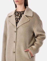 Anine Bing Cappotto Portia in Lana e Cashmere - | Spazio Pritelli