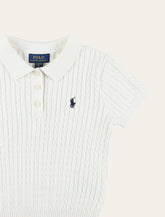 Maglione Polo in cotone a mini trecce Polo Ralph Lauren da bambina - | Spazio Pritelli
