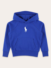 Felpa con cappuccio e logo ricamato da bambino di Polo Ralph Lauren - | Spazio Pritelli