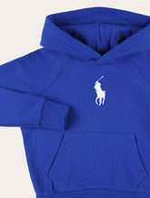 Felpa con cappuccio e logo ricamato da bambino di Polo Ralph Lauren - | Spazio Pritelli