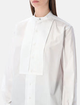 Camicia Smocking oversize in popeline bianco di Ralph Lauren - | Spazio Pritelli