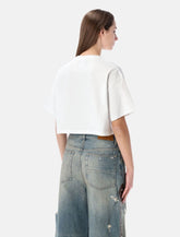 Amiri Arts District cropped cotton tee - | Spazio Pritelli