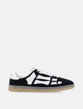 Amiri Pacific Bones Suede Sneakers - | Spazio Pritelli