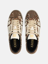 Amiri Leopard Pacific Bones Low-Top Sneakers - | Spazio Pritelli