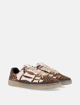Amiri Leopard Pacific Bones Low-Top Sneakers - | Spazio Pritelli