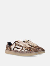 Amiri Leopard Pacific Bones Low-Top woman's Sneakers - | Spazio Pritelli