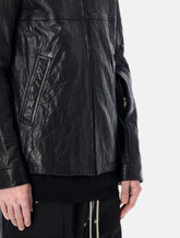 Giacca Brad in pelle Rick Owens - | Spazio Pritelli