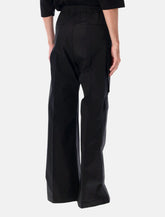 Rick Owens Cargobelas black oplin pants - | Spazio Pritelli