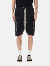 Shorts Heizer Bela in popeline Rick Owens - | Spazio Pritelli