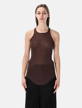 Rick Owens basic rib tank - | Spazio Pritelli