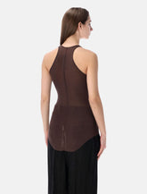 Rick Owens basic rib tank - | Spazio Pritelli