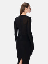 Rick Owens cropped rib top - | Spazio Pritelli