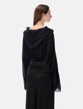 Rick Owens Cropped Hooded Tunic - | Spazio Pritelli