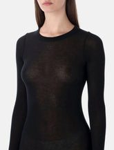 Rick Owens ribbed long sleeves dress - | Spazio Pritelli