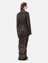Rick Owens long wrap gown - | Spazio Pritelli