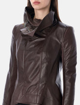 Rick Owens Naska leather Biker jacket - | Spazio Pritelli