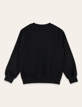 Nike Jordan black fleece logo sweatshirt for kids - | Spazio Pritelli