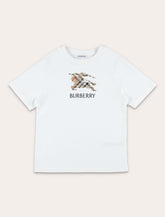 Burberry cotton Check EKD t-shirt for kids - | Spazio Pritelli