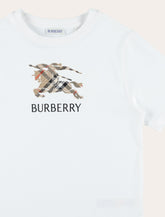 Burberry cotton Check EKD t-shirt for kids - | Spazio Pritelli