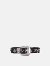 Golden Goose cintura Lace in pelle marrone - | Spazio Pritelli