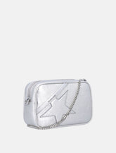 Golden Goose Mini Star bag in silver leather - | Spazio Pritelli