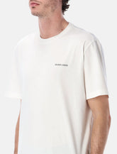 Golden Goose vintage white cotton logo t-shirt - | Spazio Pritelli