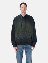 Golden Goose black bleached hooded sweatshirt - | Spazio Pritelli