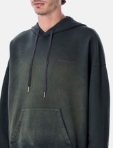 Golden Goose black bleached hooded sweatshirt - | Spazio Pritelli