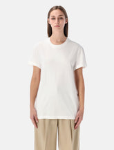 Golden Goose white distressed cotton t-shirt - | Spazio Pritelli