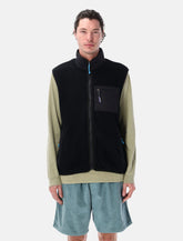 Gilet Synchilla® in pile nero di Patagonia - | Spazio Pritelli